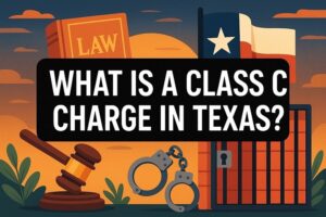 What is a Class C charge in Texas?