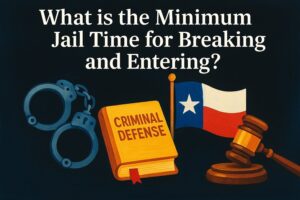 What is the Minimum Jail Time for Breaking and Entering?