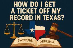 Read more about the article How do I get a Ticket off my Record in Texas?
