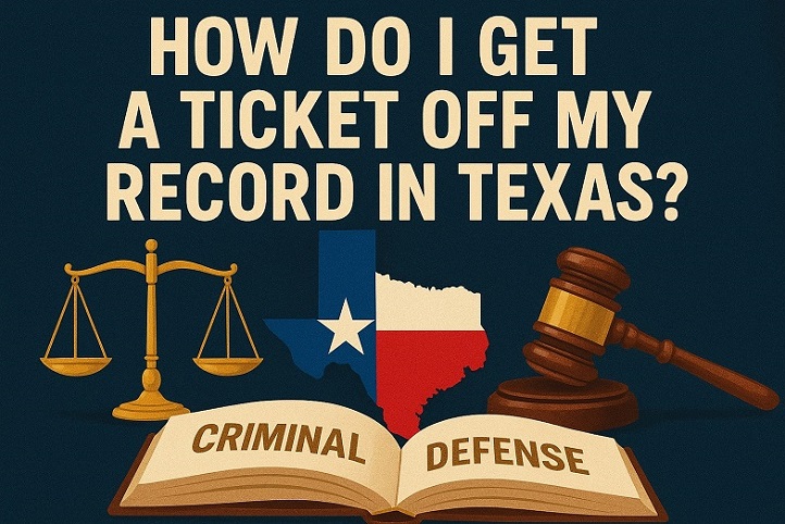 Read more about the article How do I get a Ticket off my Record in Texas?