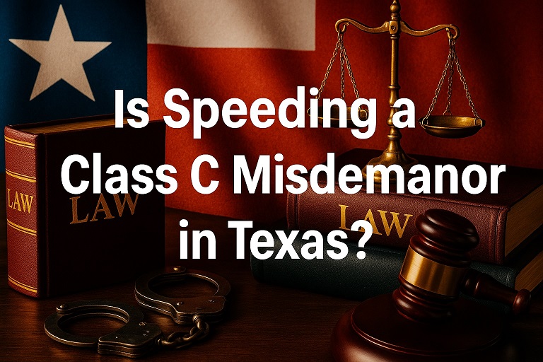 You are currently viewing Is Speeding a Class C Misdemeanor in Texas?
